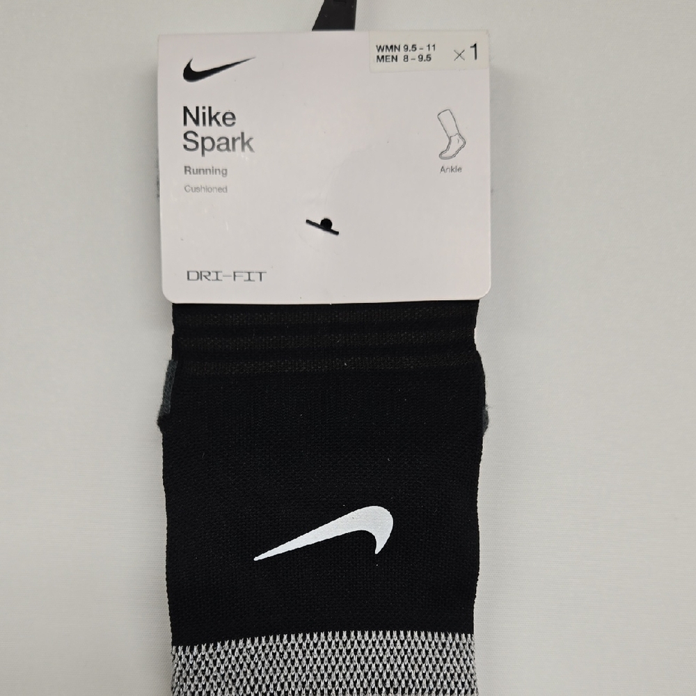 Nike Spark Black and White Athletic Socks